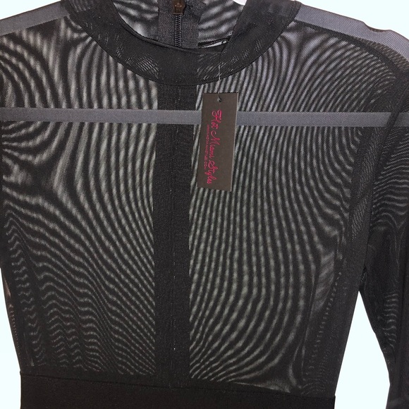 Hot Miami Styles bandage Dress - Picture 4 of 7